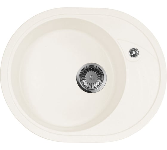 Кухонная мойка AquaGranitEx белый M-18L /331