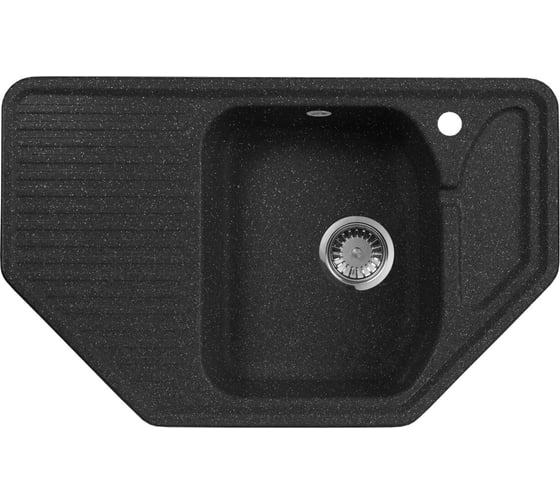 Кухонная мойка AquaGranitEx черный M-10 /308 1