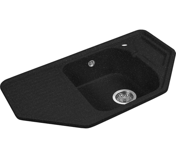 Кухонная мойка AquaGranitEx черный M-10 /308