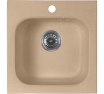 Кухонная мойка AquaGranitEx песочный M-43 /302