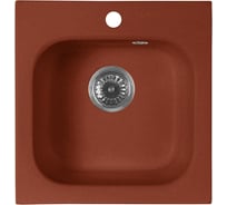 Кухонная мойка AquaGranitEx красный марс M-43 /334