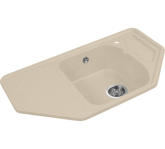 Кухонная мойка AquaGranitEx бежевый M-10 /328