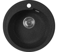 Кухонная мойка AquaGranitEx черный M-45 /308