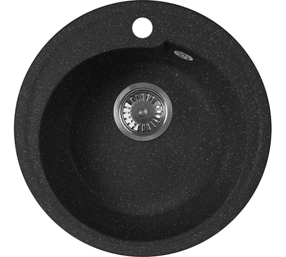 Кухонная мойка AquaGranitEx черный M-45 /308 1