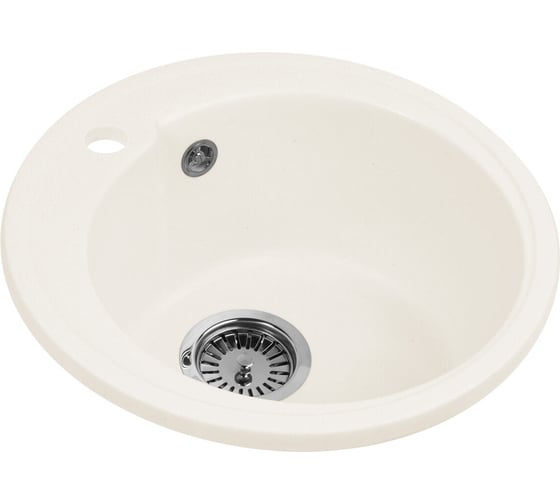 Кухонная мойка AquaGranitEx белый M-45 /331