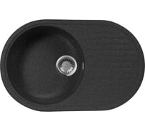 Кухонная мойка AquaGranitEx черный M-18 /308