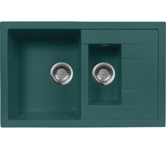 Кухонная мойка AquaGranitEx зеленый M-21K /305 1