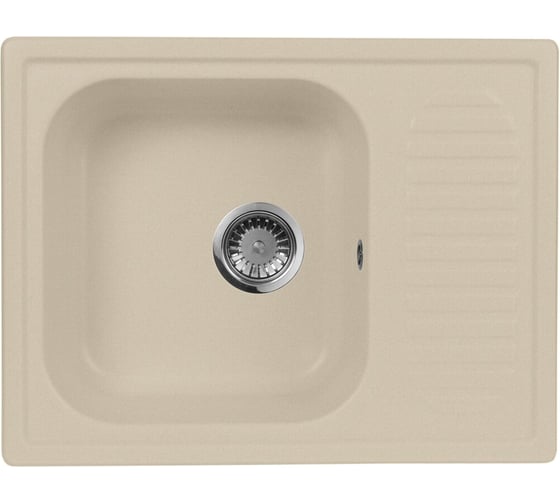 Кухонная мойка AquaGranitEx бежевый M-13 /328 1