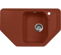 Кухонная мойка AquaGranitEx красный марс M-10 /334