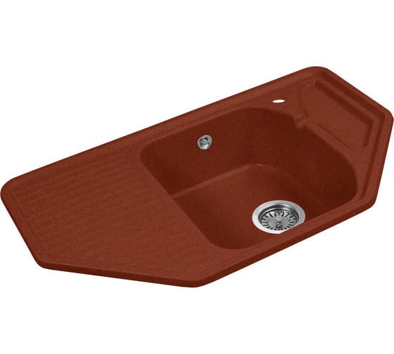 Кухонная мойка AquaGranitEx красный марс M-10 /334