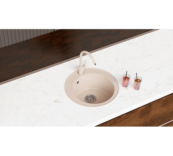 Кухонная мойка Tolero Classic R-108 саванна 855830