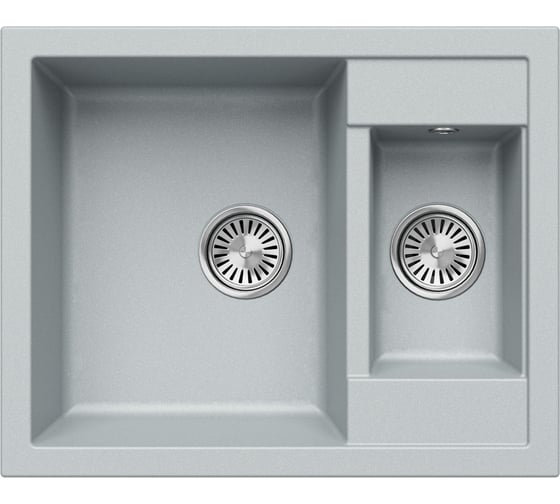 Кухонная мойка Tolero Classic R-109 платина 855878