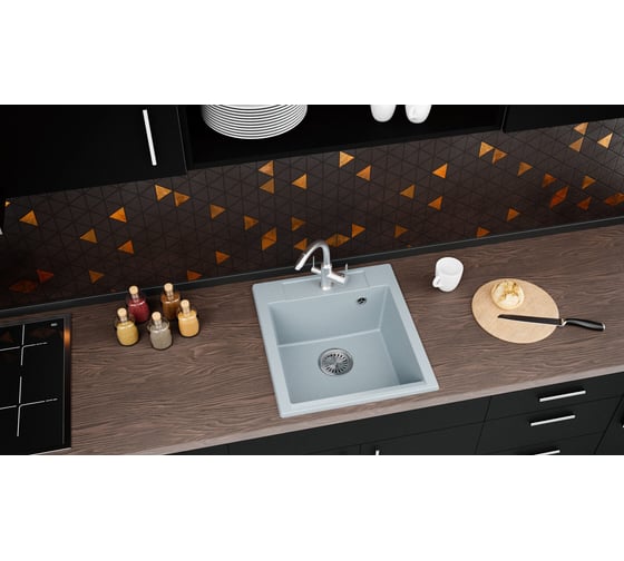 Кухонная мойка Tolero Classic r-117 уголь 943711