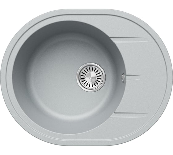 Кухонная мойка Tolero Classic r-122 платина 855991