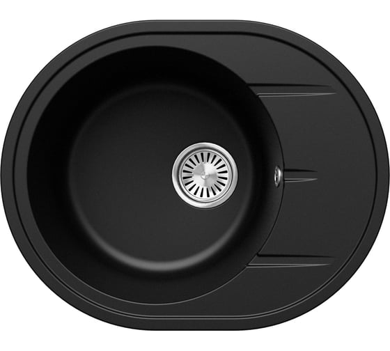 Кухонная мойка Tolero Classic r-122 уголь 943759 1
