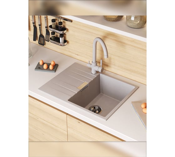 Кухонная мойка Tolero Loft tl-650 саванна 856257