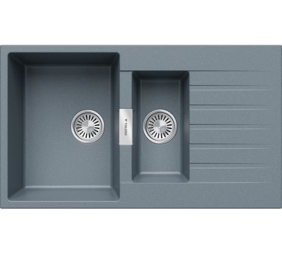Кухонная мойка Tolero Loft tl-860 грей 856332