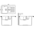 Кухонная мойка Tolero Loft tl-860 уголь 943858 3