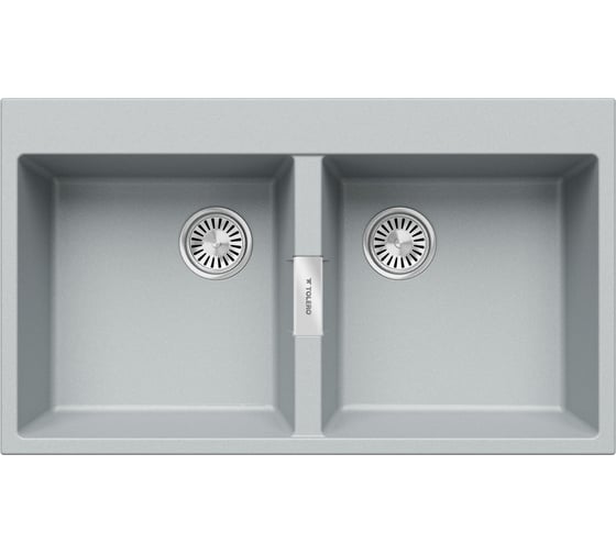 Кухонная мойка Tolero Loft tl-862 платина 856356