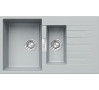 Кухонная мойка Tolero Loft tl-860 платина 856325