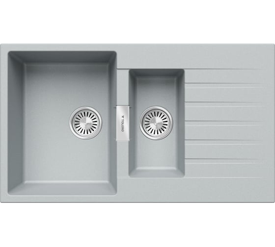Кухонная мойка Tolero Loft tl-860 платина 856325