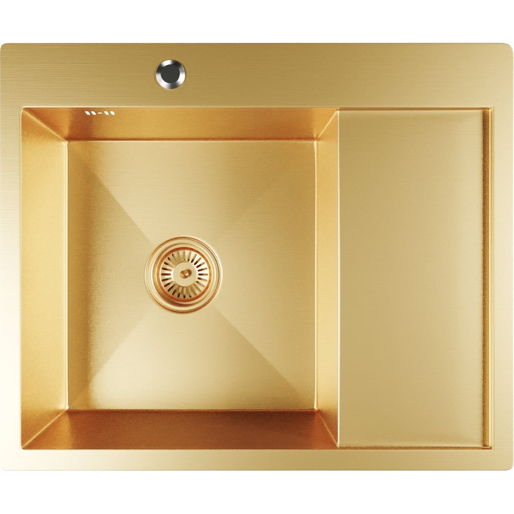 Мойка настольного монтажа MIXLINE 60x50 (3,0) лев. вып 3 1/2 pro 20см с ...