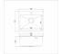 Мойка настольного монтажа MIXLINE 53x43 (3,0) вып 3 1/2 pro 22см с сифоном (сатин нано) 552934 2