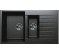 Кухонная мойка Tolero Classic r-118 уголь 943735