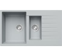 Кухонная мойка Tolero Classic r-118 платина 856172