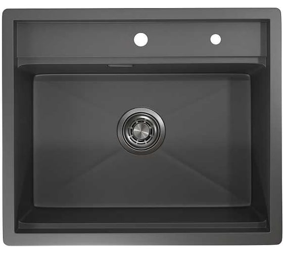 Мойка для кухни GRANULA KS-6051, графит матовый