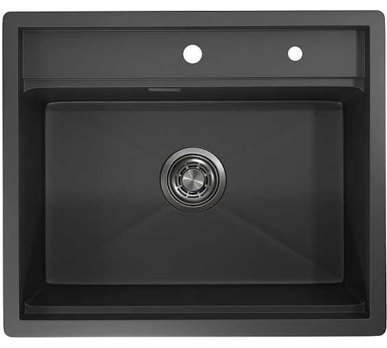 Мойка для кухни GRANULA KS-6051, черный матовый