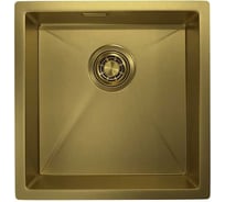 Мойка для кухни GRANULA 4445U, золото сатин
