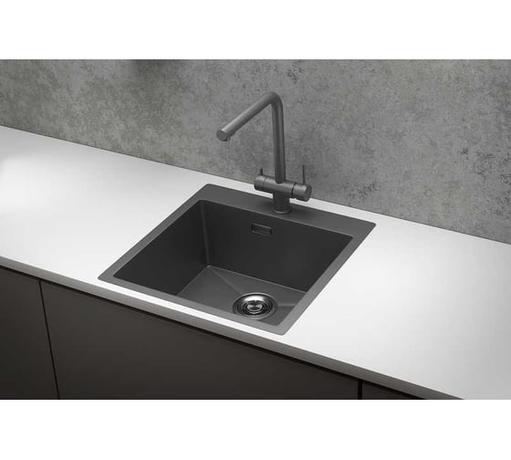Мойка для кухни GRANULA 5151, графит матовый