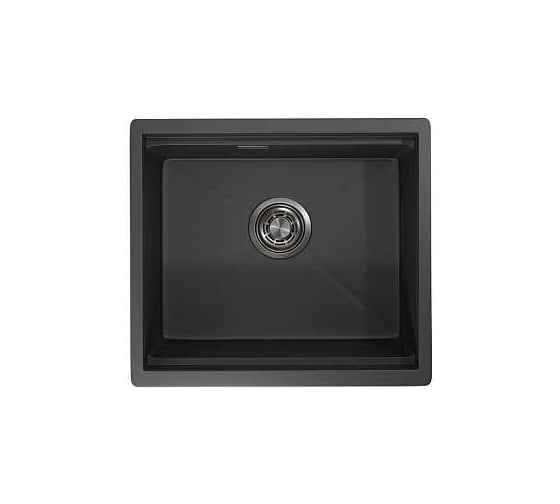 Мойка для кухни GRANULA KS-5045U, черный матовый