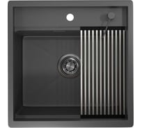 Мойка для кухни GRANULA KS-5051, графит матовый
