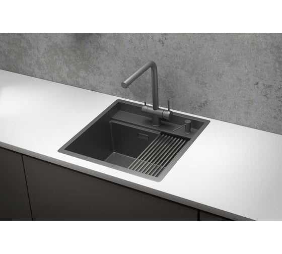 Мойка для кухни GRANULA KS-5051, графит матовый