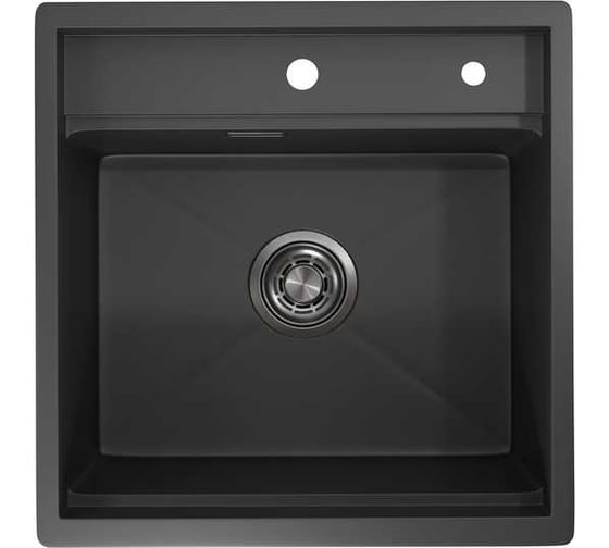 Мойка для кухни GRANULA KS-5051, черный матовый