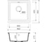 Кухонная мойка IDDIS Tanto Granucryl для подстольного монтажа белый TU2W461i87 2
