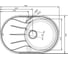 Кухонная мойка IDDIS Kitchen G Granucryl одна чаша 770x500 мм шоколад K18C771i87 3