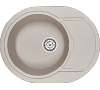 Кухонная мойка Granula GR-6502 кварцевая оборачиваемая антик