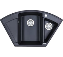 Кухонная мойка Granula GR-9001 кварцевая черный