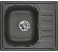 Кухонная мойка Granula GR-5801 кварцевая оборачиваемая графит