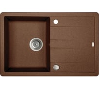 Кухонная мойка IDDIS Vane G Granucryl одна чаша 780x500 мм шоколад V33C781i87