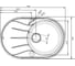 Кухонная мойка IDDIS Kitchen G Granucryl 770x500 мм белый K15W771i87 2
