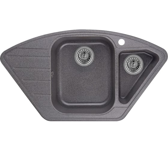 Кухонная мойка Granula GR-9101 кварцевая графит 1