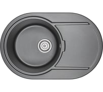 Кухонная мойка Granula GR-7603 кварцевая оборачиваемая шварц