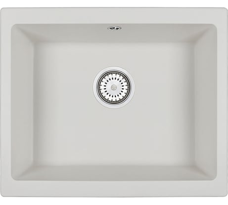 Мойка кухонная кварцевая GRANULA GR-5551 арктик 5551_АРКТИК