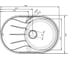 Кухонная мойка IDDIS Kitchen G Granucryl 770x500 мм черный K11B771i87 3