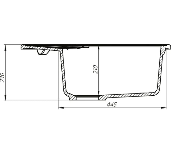 Кухонная мойка IDDIS Kitchen G Granucryl 620x500 мм сафари K09S621i87