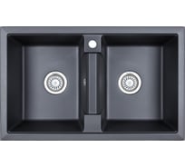 Кухонная мойка Granula GR-8101 кварцевая шварц